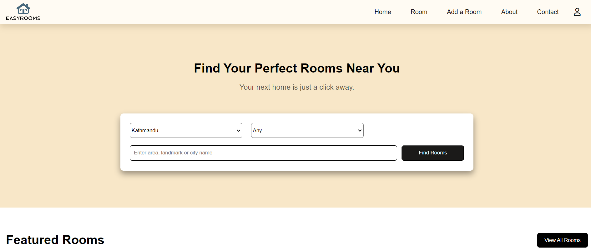 Room for rental finder